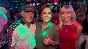 Steve and Annie Sandoval with Carrie Lake